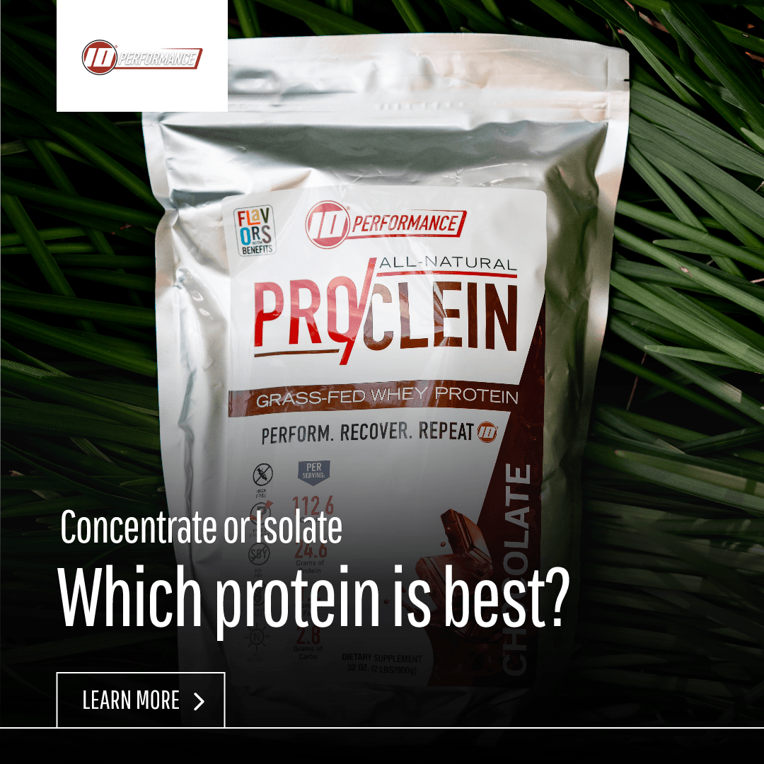 Why choose a Grass-Fed Concentrate over an Isolate - tenPerformance