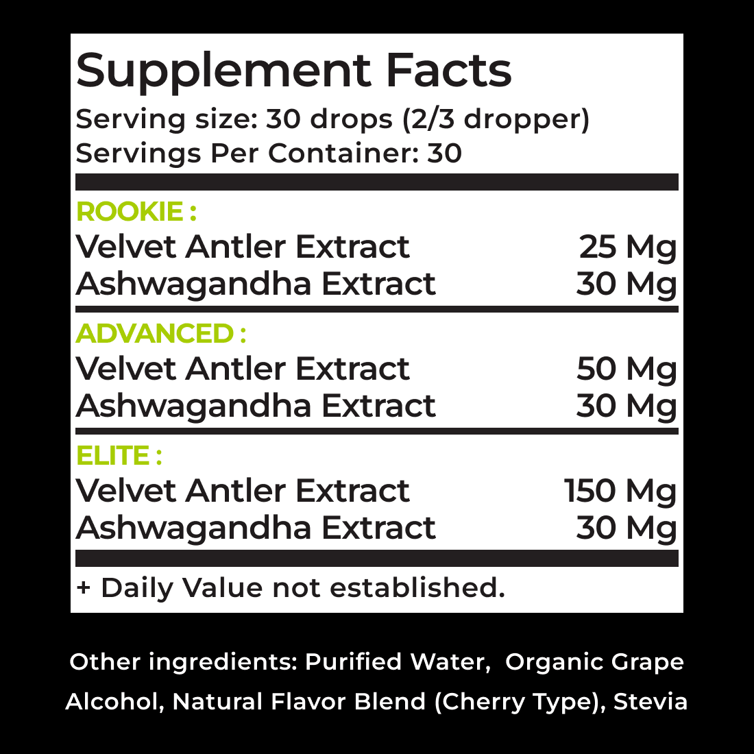 PRO-RECOVER Ashwagandha With All-Natural Deer Velvet Antler Extract - tenPerformance