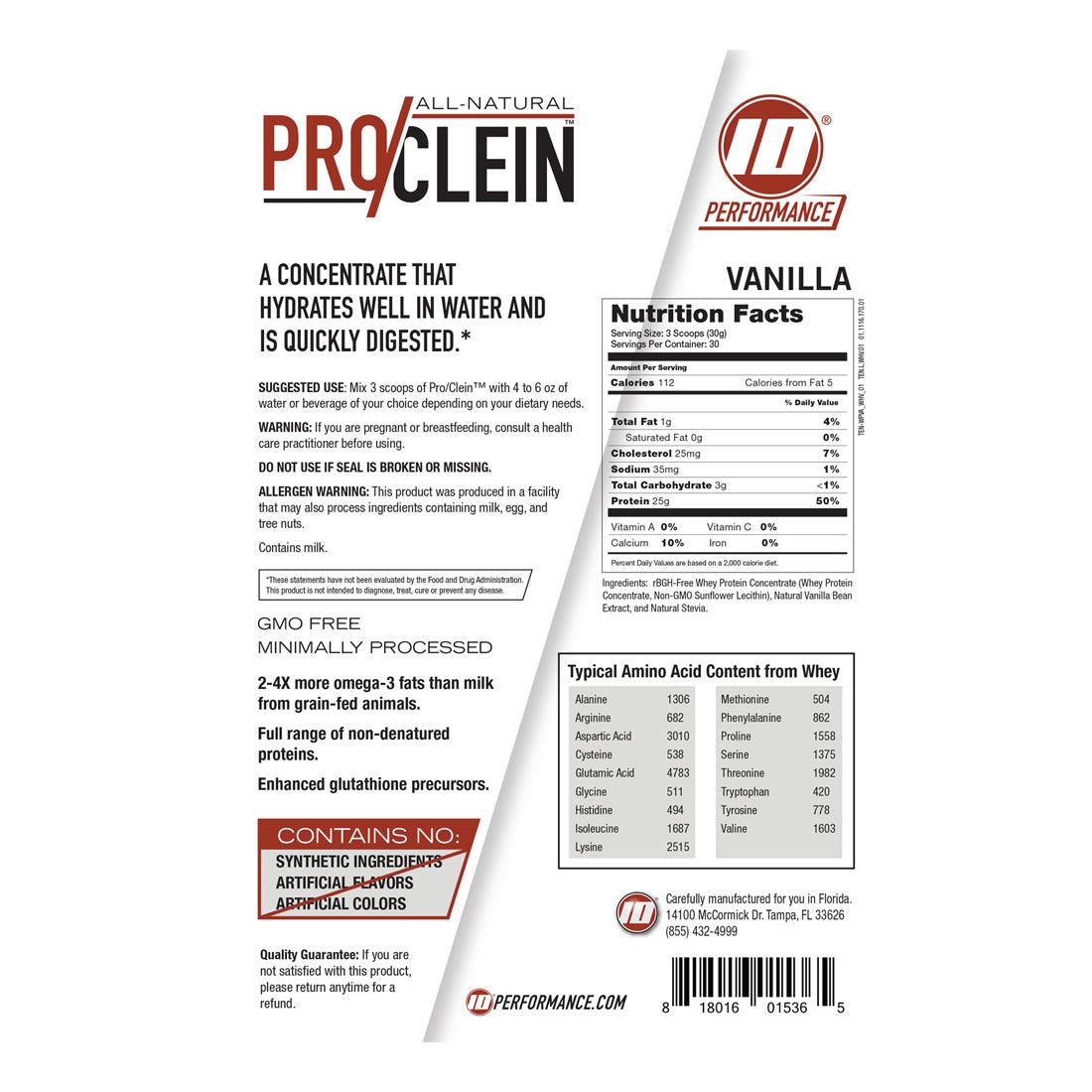PRO-CLEIN GF PROTEIN - tenPerformance