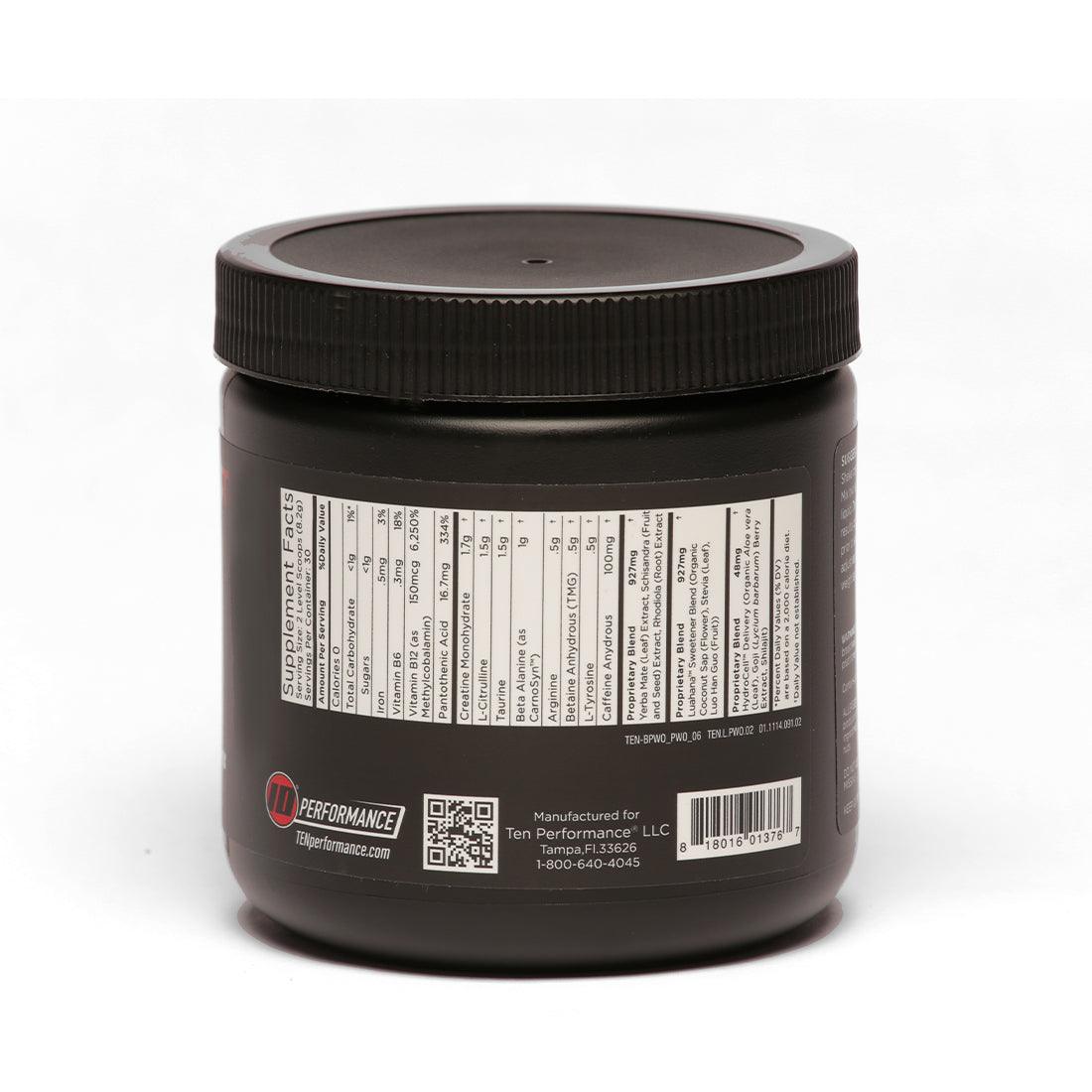 PRO-WORKOUT - tenPerformance